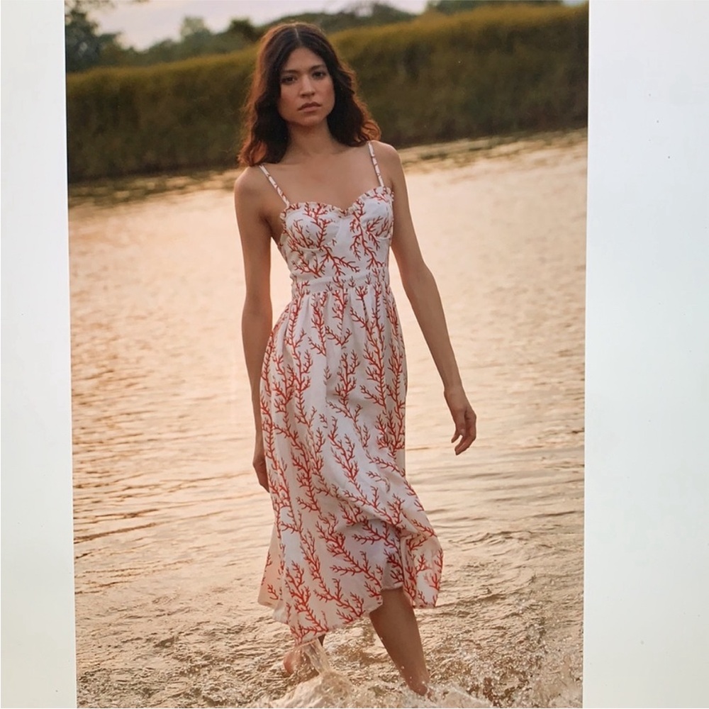 Agua by Agua Bendita dress arrecife coral